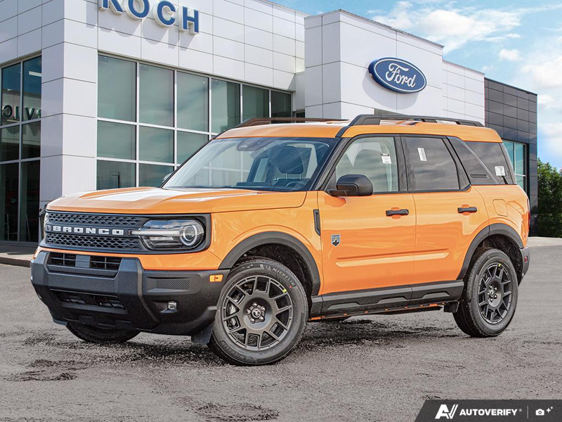 NEW 2026 Ford Bronco Sport Big Bend - Orange Fury Metallic Tri-coat Exterior / LIGHT SMOKED TRUFFLE Interior - $38,613 - Stock #E60225 - VIN 3FMCR9BN5TRE09661 - Photo 1