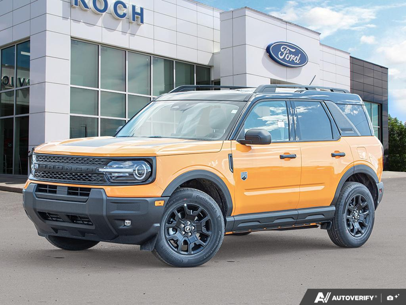 NEW 2026 Ford Bronco Sport Big Bend - Orange Fury Metallic Tri-coat Exterior / EBONY, PREMIUM TRIMMED HTD FR SPORT CONTOUR BUCKET SEATS Interior - $40,849 - Stock #E60242 - VIN 3FMCR9BN6TRE10964 - Photo 1
