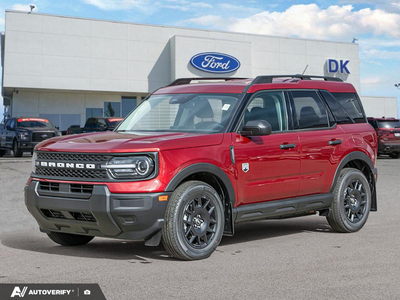 NEW 2026 Ford Bronco Sport Big Bend - Ruby Red Metallic Tinted Clearcoat Exterior - $41,443 - Stock #D60804 - VIN 3FMCR9BN3TRF11878