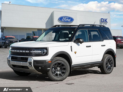 NEW 2026 Ford Bronco Sport Badlands - Oxford White Exterior - $51,303 - Stock #D60807 - VIN 3FMCR9DA8TRF31909