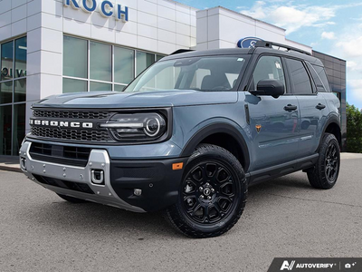 USED 2026 Ford Bronco Sport Badlands - Azure Grey Metallic Tri-coat Exterior - $49,937 - Stock #EP4789 - VIN 3FMCR9DA1TRE24720
