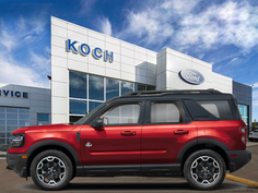 USED 2026 Ford Bronco Sport Outer Banks - Ruby Red Metallic Tinted Clearcoat Exterior - $45,989 - Stock #EP4797 - VIN 3FMCR9CN6TRE28850