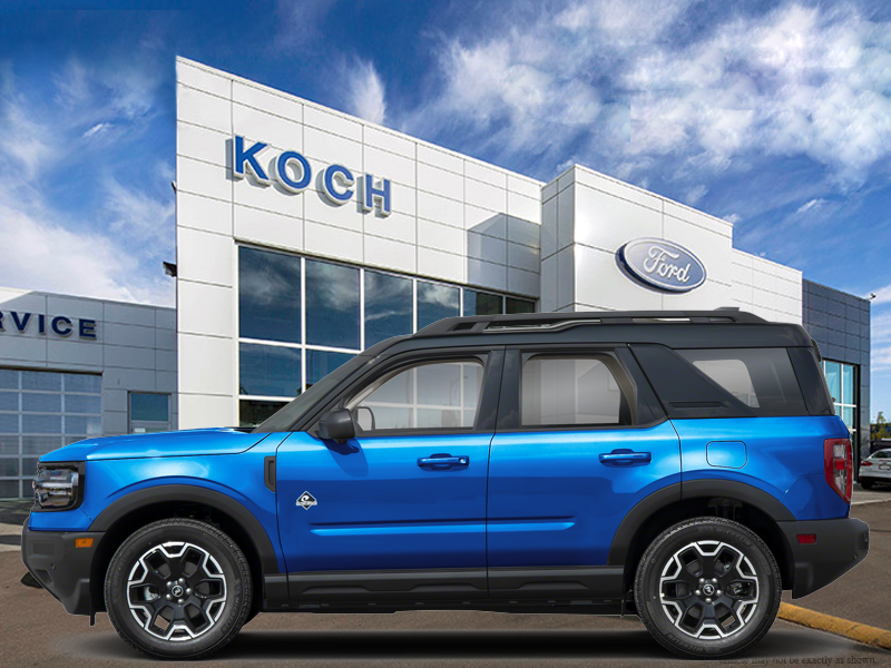 USED 2026 Ford Bronco Sport Outer Banks - Velocity Blue Metallic Exterior / EBONY/ROAST, PREMIUM TRIMMED HTD FRONT BUCKET SEATS Interior - $49,285 - Stock #EP4800 - VIN 3FMCR9CN9TRE24677 - Photo 1