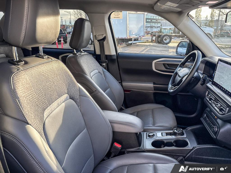 USED 2026 Ford Bronco Sport Badlands - Ruby Red Metallic Tinted Clearcoat Exterior / DARK SPACE GREY, LEATHER-TRIMMED FRONT SPORT CONTOUR BUCKET SEAT Interior - $49,959 - Stock #EP4825 - VIN 3FMCR9DA5TRE31427 - Photo 22