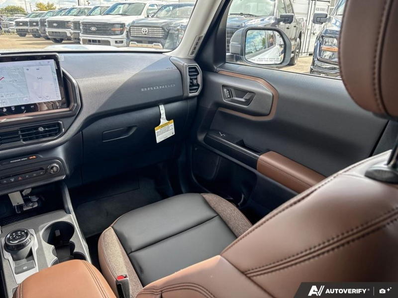USED 2026 Ford Bronco Sport Outer Banks Sasquatch - Space White Metallic Exterior / EBONY/ROAST, PREMIUM TRIMMED HTD FRONT BUCKET SEATS Interior - $42,925 - Stock #EP4757 - VIN 3FMCR9CN8TRE50316 - Photo 25