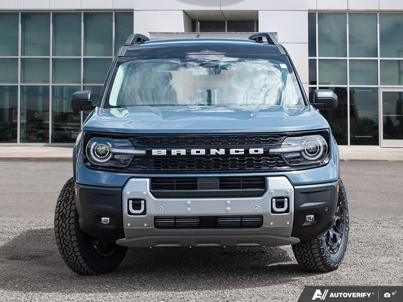 NEW 2026 Ford Bronco Sport Badlands - Azure Grey Metallic Tri-coat Exterior / DARK SPACE GREY LEATHER Interior - $51,914 - Stock #E60646 - VIN 3FMCR9DAXTRE51320 - Photo 2