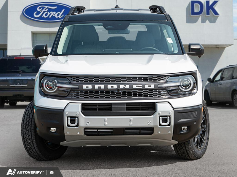 NEW 2026 Ford Bronco Sport Badlands - Oxford White Exterior / DARK SPACE GREY, ACTIVEX TRIMMED HTD FR SPORT CONTOUR BUCKET SEA Interior - $46,863 - Stock #D60695 - VIN 3FMCR9DA5TRF07065 - Photo 2
