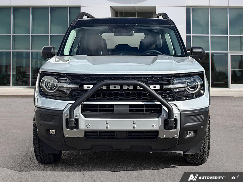 USED 2026 Ford Bronco Sport Outer Banks Sasquatch - Space White Metallic Exterior / EBONY/ROAST, PREMIUM TRIMMED HTD FRONT BUCKET SEATS Interior - $42,925 - Stock #EP4757 - VIN 3FMCR9CN8TRE50316 - Photo 2