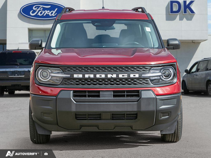 NEW 2026 Ford Bronco Sport Big Bend - Ruby Red Metallic Tinted Clearcoat Exterior / MEDIUM LT SMOKED TRUFFLE, CLOTH HEATED FRONT BUCKET SEATS Interior - $41,443 - Stock #D60804 - VIN 3FMCR9BN3TRF11878 - Photo 2