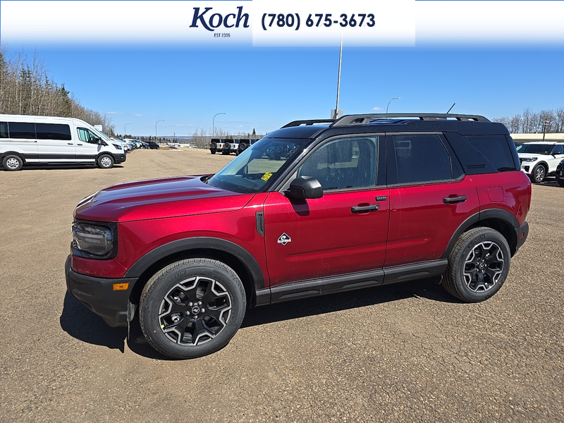 NEW 2026 Ford Bronco Sport Outer Banks - Ruby Red Tri-coat Metallic Exterior / EBONY BROWN VINYL Interior - $42,290 - Stock #A26145 - VIN 3FMCR9CN2TRE36671 - Photo 36