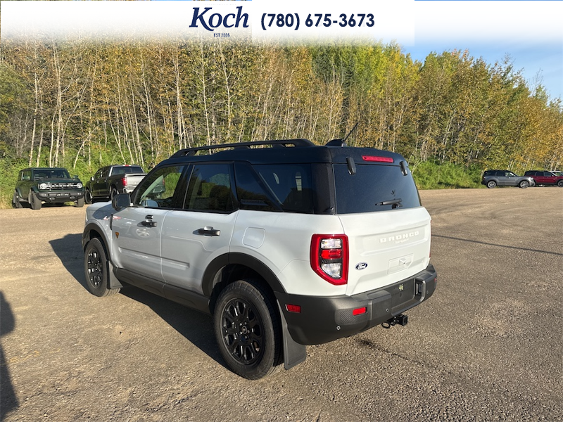 NEW 2026 Ford Bronco Sport Badlands - Space White Metallic Exterior / DARK SPACE GREY, ACTIVEX TRIMMED HTD FR SPORT CONTOUR BUCKET SEA Interior - $47,470 - Stock #A26257 - VIN 3FMCR9DA8TRE86406 - Photo 3
