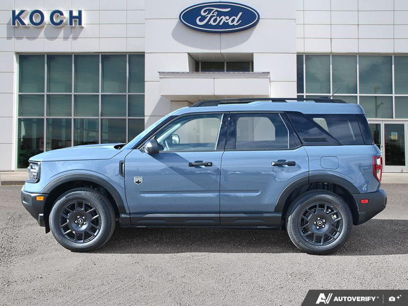 NEW 2026 Ford Bronco Sport Big Bend - Azure Grey Metallic Tri-coat Exterior / MEDIUM LT SMOKED TRUFFLE, CLOTH HEATED FRONT BUCKET SEATS Interior - $43,099 - Stock #E61088 - VIN 3FMCR9BN6TRF12247 - Photo 3