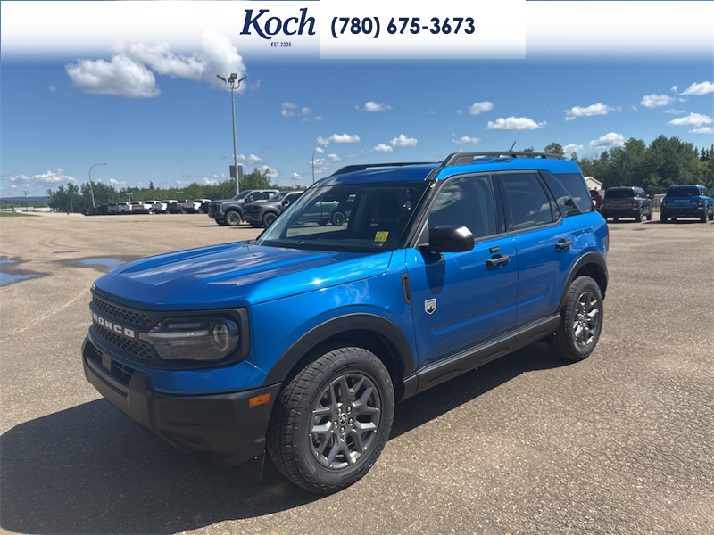 NEW 2026 Ford Bronco Sport Big Bend - Velocity Blue Metallic Exterior / MEDIUM LT SMOKED TRUFFLE, CLOTH HEATED FRONT BUCKET SEATS Interior - $39,915 - Stock #A26205 - VIN 3FMCR9BN4TRE69995 - Photo 4