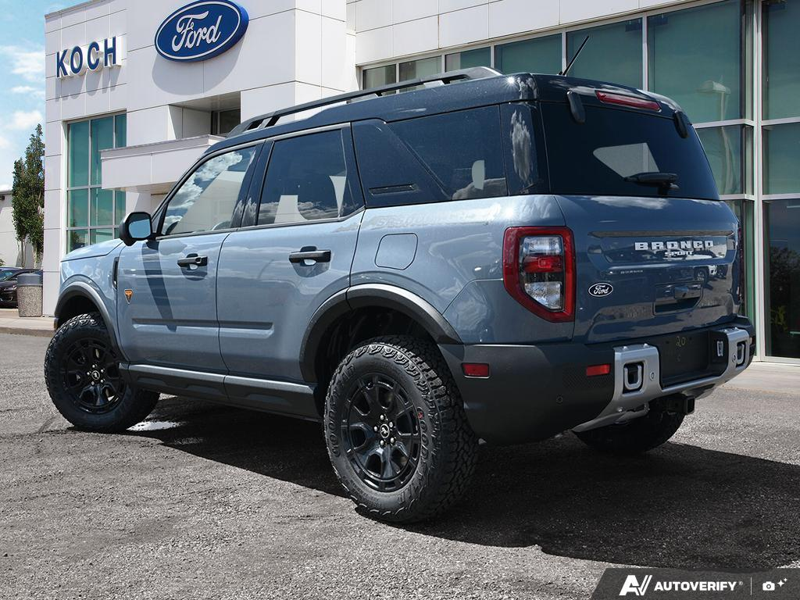 NEW 2026 Ford Bronco Sport Badlands - Azure Grey Metallic Tri-coat Exterior / DARK SPACE GREY LEATHER Interior - $50,990 - Stock #E60762 - VIN 3FMCR9DA8TRE68987 - Photo 4