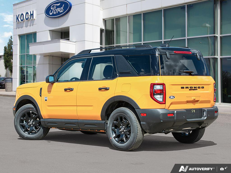 NEW 2026 Ford Bronco Sport Big Bend - Orange Fury Metallic Tri-coat Exterior / EBONY, PREMIUM TRIMMED HTD FR SPORT CONTOUR BUCKET SEATS Interior - $40,849 - Stock #E60242 - VIN 3FMCR9BN6TRE10964 - Photo 4