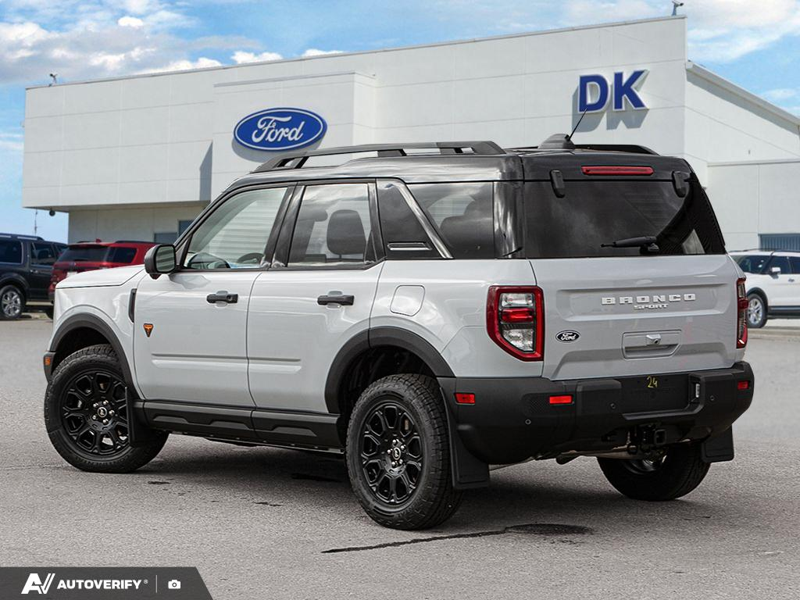 NEW 2026 Ford Bronco Sport Badlands - Space White Metallic Exterior / DARK SPACE GREY, ACTIVEX TRIMMED HTD FR SPORT CONTOUR BUCKET SEA Interior - $46,513 - Stock #D60810 - VIN 3FMCR9DA9TRF11491 - Photo 4
