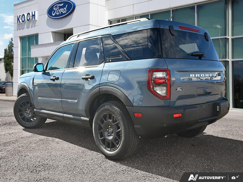 NEW 2026 Ford Bronco Sport Big Bend - Azure Grey Metallic Tri-coat Exterior / MEDIUM LT SMOKED TRUFFLE, CLOTH HEATED FRONT BUCKET SEATS Interior - $43,099 - Stock #E61088 - VIN 3FMCR9BN6TRF12247 - Photo 4