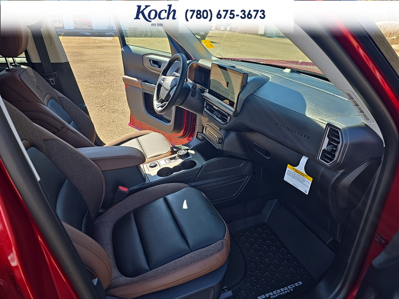 NEW 2026 Ford Bronco Sport Outer Banks - Ruby Red Tri-coat Metallic Exterior / EBONY BROWN VINYL Interior - $42,290 - Stock #A26145 - VIN 3FMCR9CN2TRE36671 - Photo 5