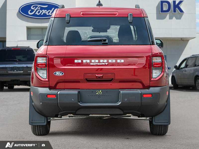 NEW 2026 Ford Bronco Sport Big Bend - Ruby Red Metallic Tinted Clearcoat Exterior / MEDIUM LT SMOKED TRUFFLE, CLOTH HEATED FRONT BUCKET SEATS Interior - $41,443 - Stock #D60804 - VIN 3FMCR9BN3TRF11878 - Photo 5