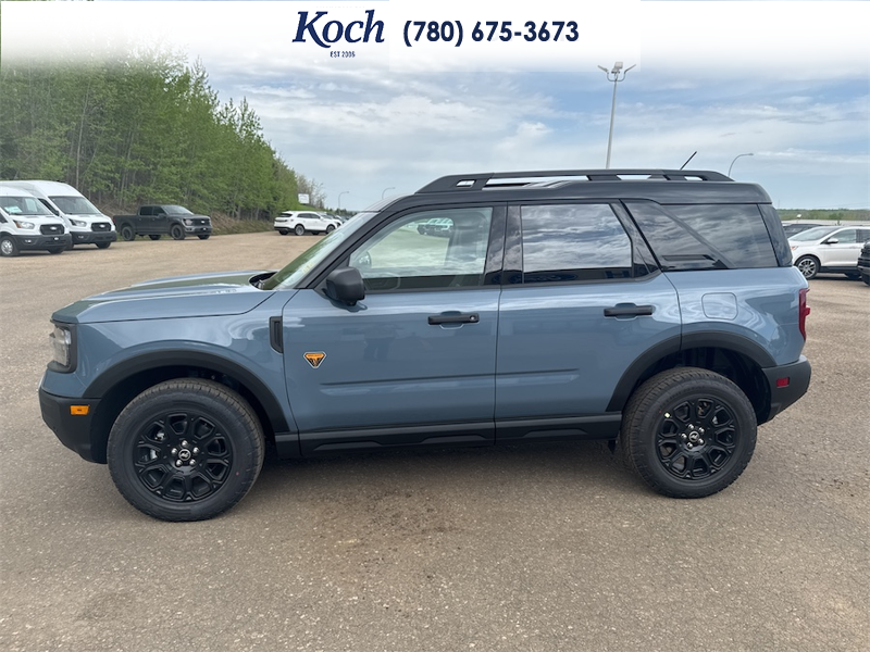 NEW 2026 Ford Bronco Sport Badlands - Azure Grey Metallic Tri-coat Exterior / DARK SPACE GREY LEATHER Interior - $48,490 - Stock #A26155 - VIN 3FMCR9DA9TRE50188 - Photo 6