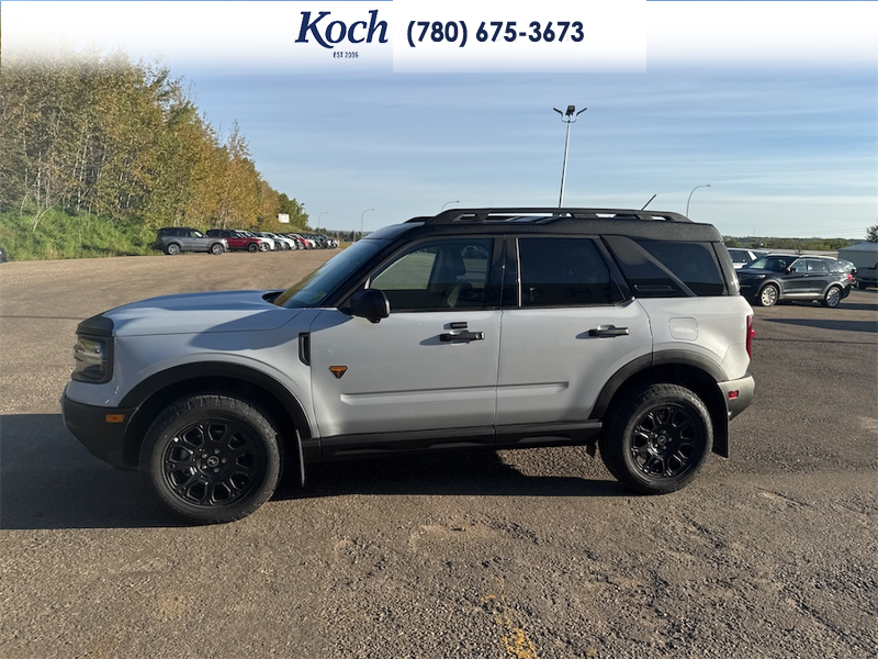 NEW 2026 Ford Bronco Sport Badlands - Space White Metallic Exterior / DARK SPACE GREY, ACTIVEX TRIMMED HTD FR SPORT CONTOUR BUCKET SEA Interior - $47,470 - Stock #A26257 - VIN 3FMCR9DA8TRE86406 - Photo 6