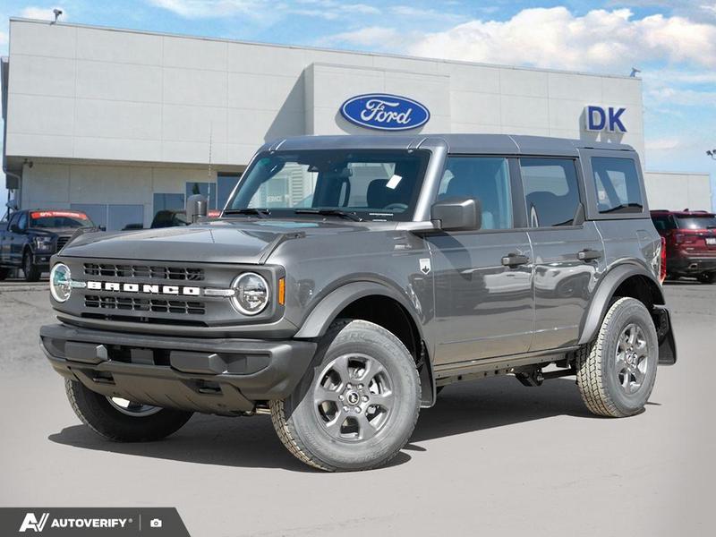 NEW 2026 Ford Bronco Big Bend - Carbonized Grey Metallic Exterior / BLACK CLOTH GREY Interior - $57,798 - Stock #D60400 - VIN 1FMDE7BH4TLA78021 - Photo 1