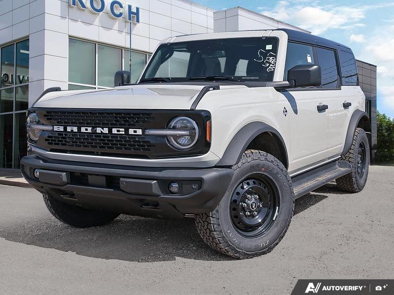 NEW 2026 Ford Bronco Outer Banks - Avalanche Exterior / BLACK ONYX LEATHER TRIM/VINYL Interior - $73,939 - Stock #E60286 - VIN 1FMEE8BP3TLA46727 - Photo 1