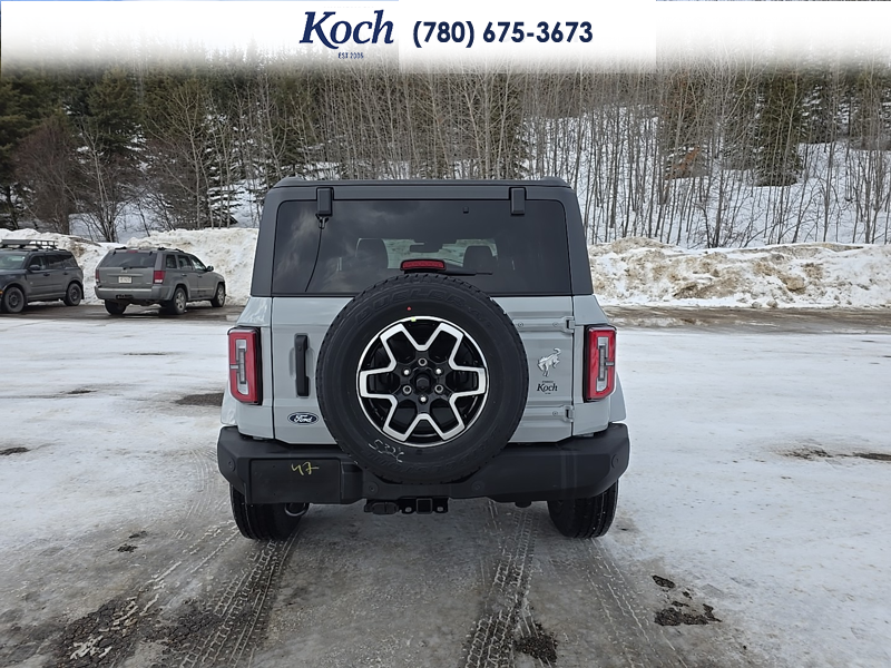 NEW 2026 Ford Bronco Outer Banks - Avalanche Exterior / BLACK ONYX LEATHER TRIM/VINYL Interior - $71,590 - Stock #A26078 - VIN 1FMDE8BH6TLA58407 - Photo 10
