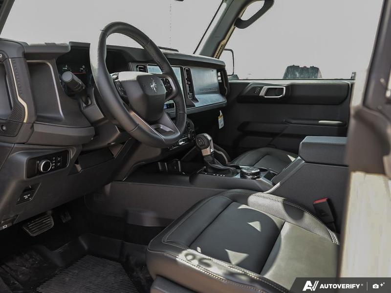 NEW 2026 Ford Bronco Outer Banks - Avalanche Exterior / BLACK ONYX LEATHER TRIM/VINYL Interior - $73,939 - Stock #E60286 - VIN 1FMEE8BP3TLA46727 - Photo 12