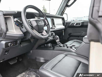 NEW 2026 Ford Bronco Outer Banks - BLACK ONYX LEATHER TRIM/VINYL Interior - $70,834 - Stock #E60687 - VIN 1FMEE8BP2TLA98432