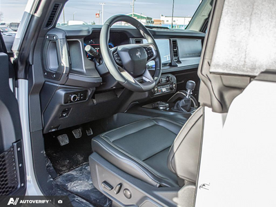 NEW 2026 Ford Bronco Badlands - BLACK LEATHER TRIM VINYL Interior - $89,008 - Stock #D60159 - VIN 1FMEE9BH8TLA44065
