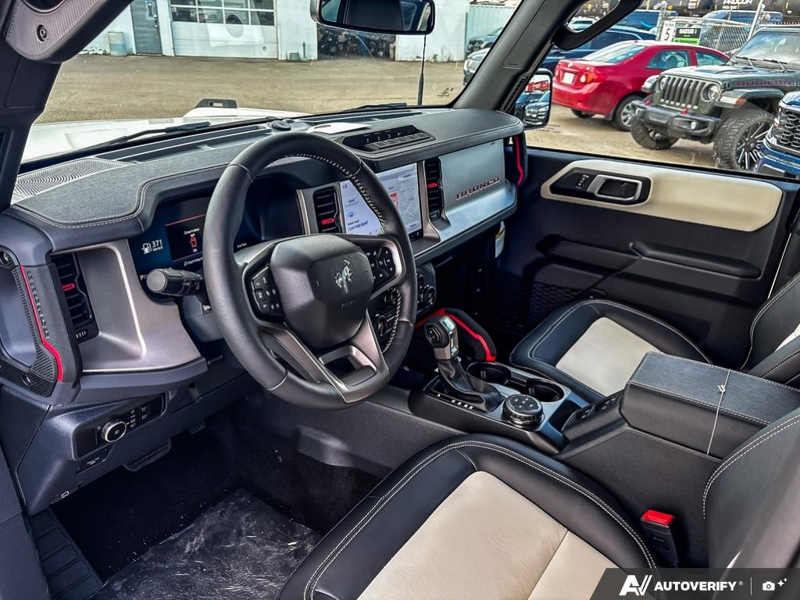 NEW 2026 Ford Bronco Outer Banks 60th Anniversary Edition - Wimbledon White Exterior / BLACK ONYX-LEATHER/VINYL Interior - $78,930 - Stock #E60989 - VIN 1FMEE8BP8TLB22474 - Photo 13