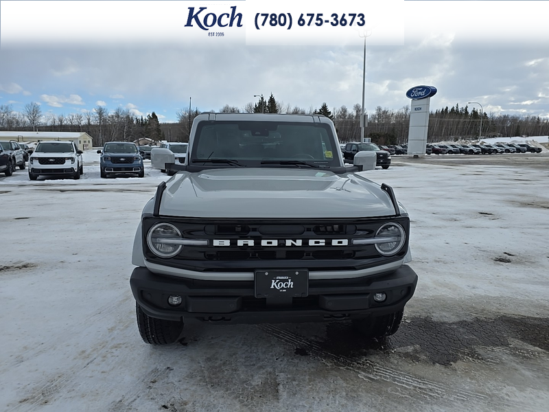 NEW 2026 Ford Bronco Outer Banks - Avalanche Exterior / BLACK ONYX LEATHER TRIM/VINYL Interior - $71,590 - Stock #A26078 - VIN 1FMDE8BH6TLA58407 - Photo 16