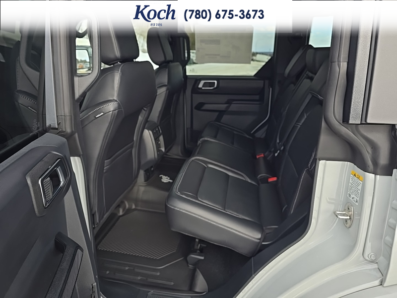 NEW 2026 Ford Bronco Outer Banks - Avalanche Exterior / BLACK ONYX LEATHER TRIM/VINYL Interior - $71,590 - Stock #A26078 - VIN 1FMDE8BH6TLA58407 - Photo 18