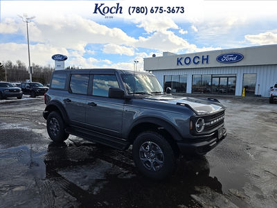 NEW 2026 Ford Bronco Big Bend - Carbonized Grey Metallic Exterior - $64,730 - Stock #A26033 - VIN 1FMDE7BH6TLA44727