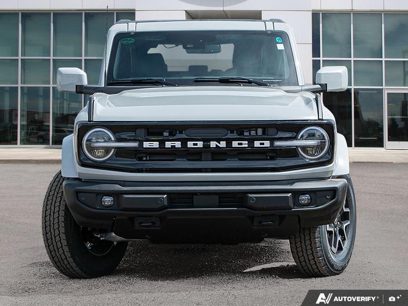 NEW 2026 Ford Bronco Outer Banks - Avalanche Exterior / BLACK ONYX LEATHER TRIM VINYL Interior - $69,839 - Stock #E60576 - VIN 1FMDE8BH1TLA78970 - Photo 2