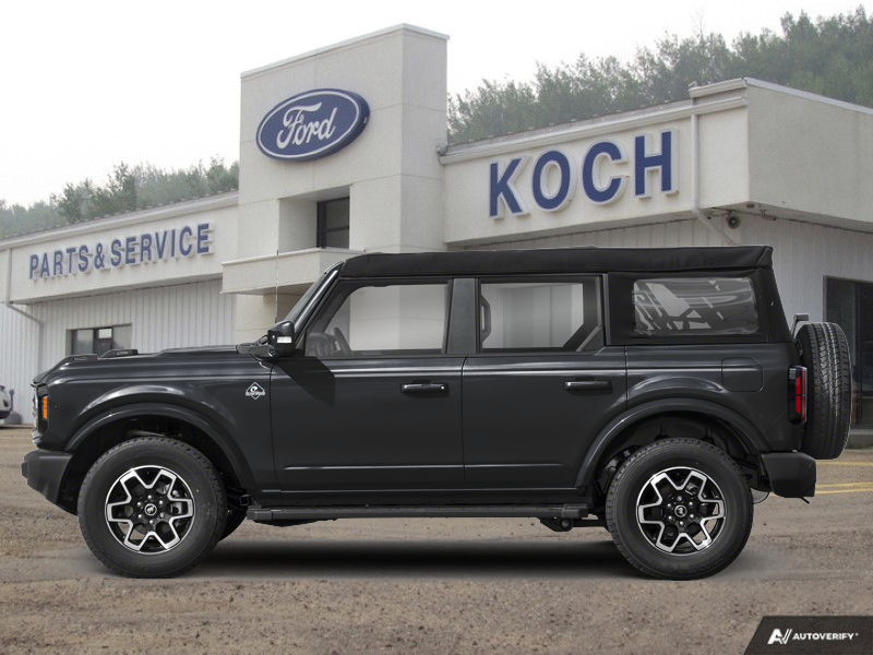 NEW 2026 Ford Bronco Outer Banks - Shadow Black Exterior / BLACK ONYX LEATHER TRIM/VINYL Interior - $84,415 - Stock #A26180 - VIN 1FMEE8BP7TLA88849 - Photo 1