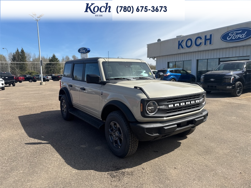 NEW 2026 Ford Bronco Big Bend - Desert Sand Exterior / VINYL SANDSTONE/BLACK SEATS Interior - $63,860 - Stock #A26147 - VIN 1FMDE7BH5TLA62524 - Photo 1