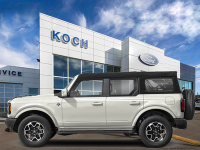 NEW 2026 Ford Bronco Outer Banks 60th Anniversary Edition - Wimbledon White Exterior - $83,879 - Stock #E60681 - VIN 1FMEE8BH0TLA92542