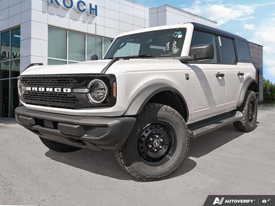 NEW 2026 Ford Bronco Big Bend Manual Trans - Oxford White Exterior - $58,754 - Stock #E60514 - VIN 1FMDE7BH1TLA76226