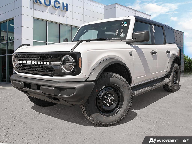 NEW 2026 Ford Bronco Big Bend Manual - Oxford White Exterior / GREY/BLACK CLOTH Interior - $59,754 - Stock #E60514 - VIN 1FMDE7BH1TLA76226 - Photo 1