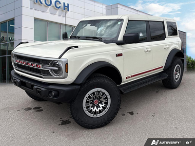 NEW 2026 Ford Bronco Outer Banks 60th Anniversary Edition - Wimbledon White Exterior - $90,474 - Stock #E60716 - VIN 1FMEE8BPXTLB02498