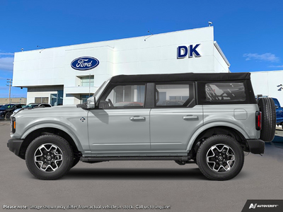 NEW 2026 Ford Bronco Outer Banks - Avalanche Grey Exterior - $73,392 - Stock #D60694 - VIN 1FMEE8BPXTLB33704