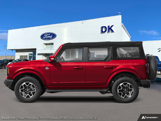 NEW 2026 Ford Bronco Outer Banks - Ruby Red Metallic Tinted Clearcoat Exterior - $84,282 - Stock #D60778 - VIN 1FMEE8BP2TLB36841