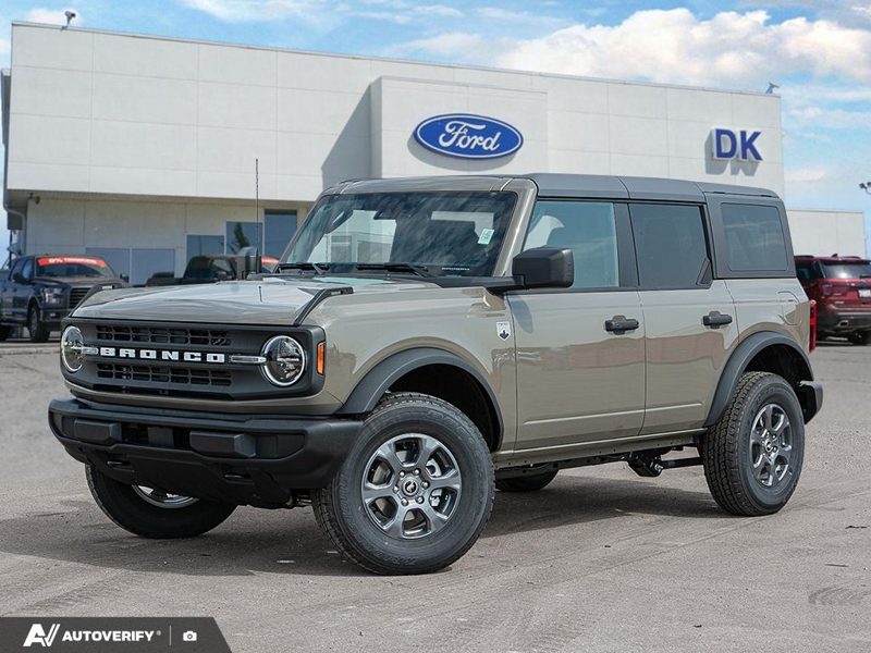 NEW 2026 Ford Bronco Big Bend - Marsh Grey Exterior / BLACK CLOTH GREY Interior - $64,009 - Stock #D60777 - VIN 1FMDE7BH8TLB33716 - Photo 1