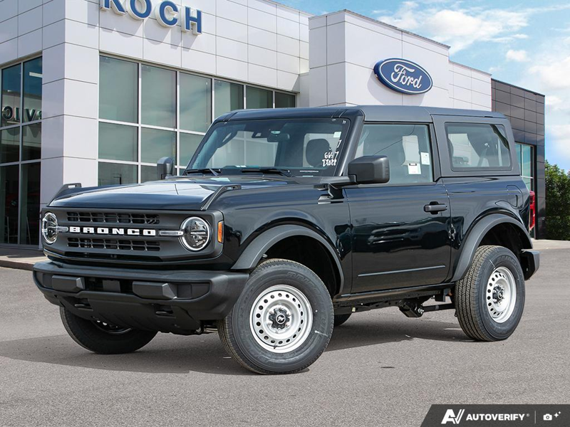 NEW 2026 Ford Bronco Base - Shadow Black Exterior / BLACK CLOTH GREY Interior - $49,937 - Stock #E60542 - VIN 1FMDE6AH9TLA76647 - Photo 1
