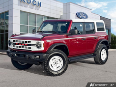 USED 2026 Ford Bronco Heritage Edition - Ruby Red Metallic Tc Exterior - $77,385 - Stock #EP4793 - VIN 1FMEE4DP8TLA68650