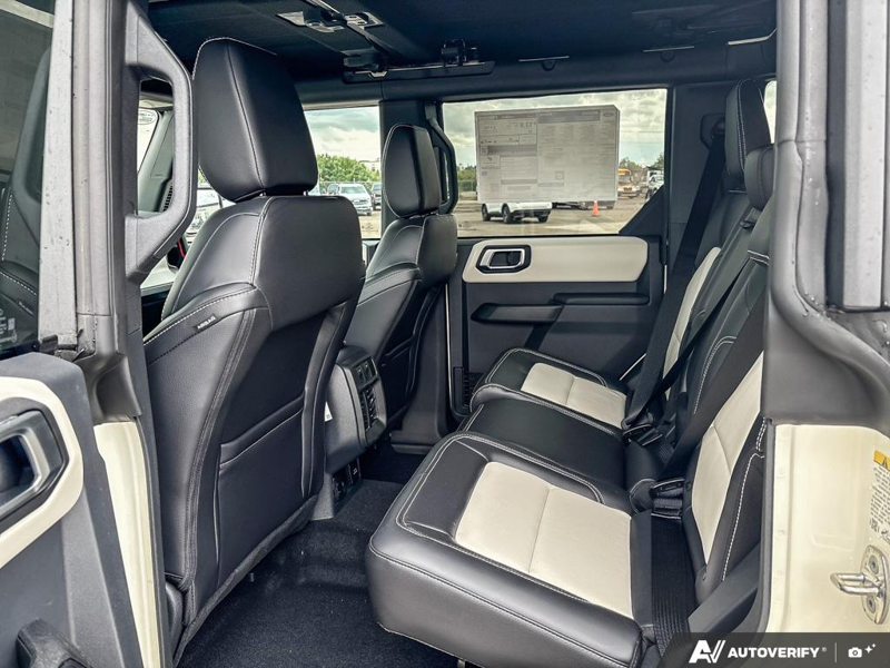 NEW 2026 Ford Bronco Outer Banks 60th Anniversary Edition - Wimbledon White Exterior / BLACK ONYX-LEATHER/VINYL Interior - $88,624 - Stock #E60716 - VIN 1FMEE8BPXTLB02498 - Photo 23