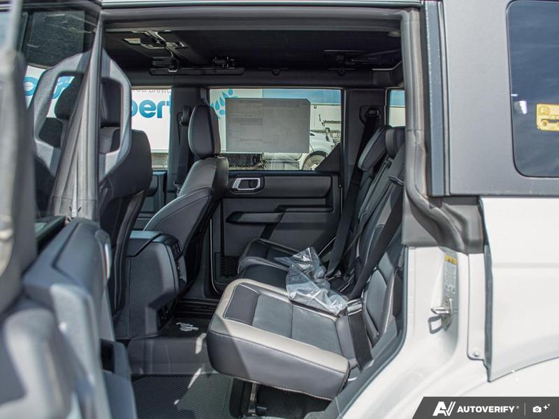 NEW 2026 Ford Bronco Outer Banks - Avalanche Exterior / BLACK ONYX LEATHER TRIM VINYL Interior - $69,839 - Stock #E60576 - VIN 1FMDE8BH1TLA78970 - Photo 26
