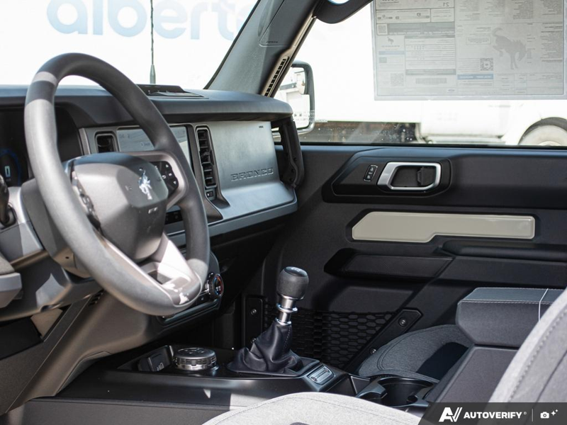 NEW 2026 Ford Bronco Base Sasquatch Manual - Avalanche Exterior / BLACK CLOTH GREY Interior - $61,356 - Stock #E60239 - VIN 1FMDE6AH1TLA43559 - Photo 28